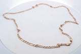 14k Yellow Gold Figaro Chain 8.5 Grams 26 Inch Eb0724orxsa