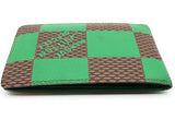 Louis Vuitton Green Damier Coated Canvas Leather Bifold Wallet Do0925oxzde