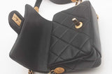 Chanel Black Quilted Caviar Mini Twist Your Buttons Flap Bag Eb0626lexzsa