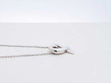 Tiffany & Co. Paloma Picasso Loving Heart Necklace In Silver 17 Inch Fw0226rrdu