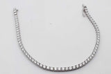 4.2cttw Lab Grown Diamond Tennis Bracelet 14k White Gold 6.5g 7 In Eb0326lwxzsa
