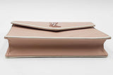 Yves Saint Laurent Grain De Poudre Chevron Envelope Chain Wallet Eb0726prxdu
