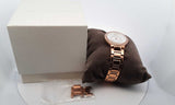 Michael Kors Rose Gold Tone Stainless Steel Watch 33mm Eb0723rxsa