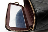 Chanel Quilted Caviar Vanity Case Crossbody Bag Eb0926orxzde