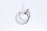 Tiffany & Co. Atlas Hoop Earrings In 925 Sterling Silver 7.9 Grams Eb0926oxzde