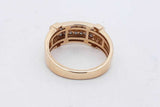 0.14cttw Diamond Ring In 10k Yellow Gold 3.7 Grams Size 8.5 Eb0926lrxsa