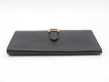Hermès Bearn Long Wallet In Black Epsom Leather Fw0426ixzdu