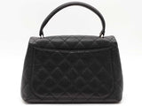 Chanel Caviar Top Handle Black Handbag Aa0926lzxzsa