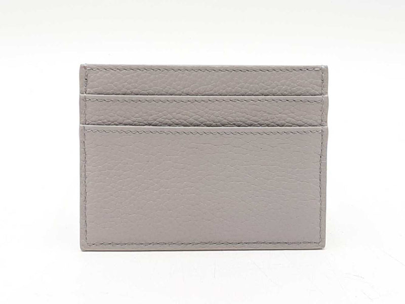 Christian Dior X Air Jordan Gray Pebbled Leather Card Holder Wallet Fw0725wzxdu