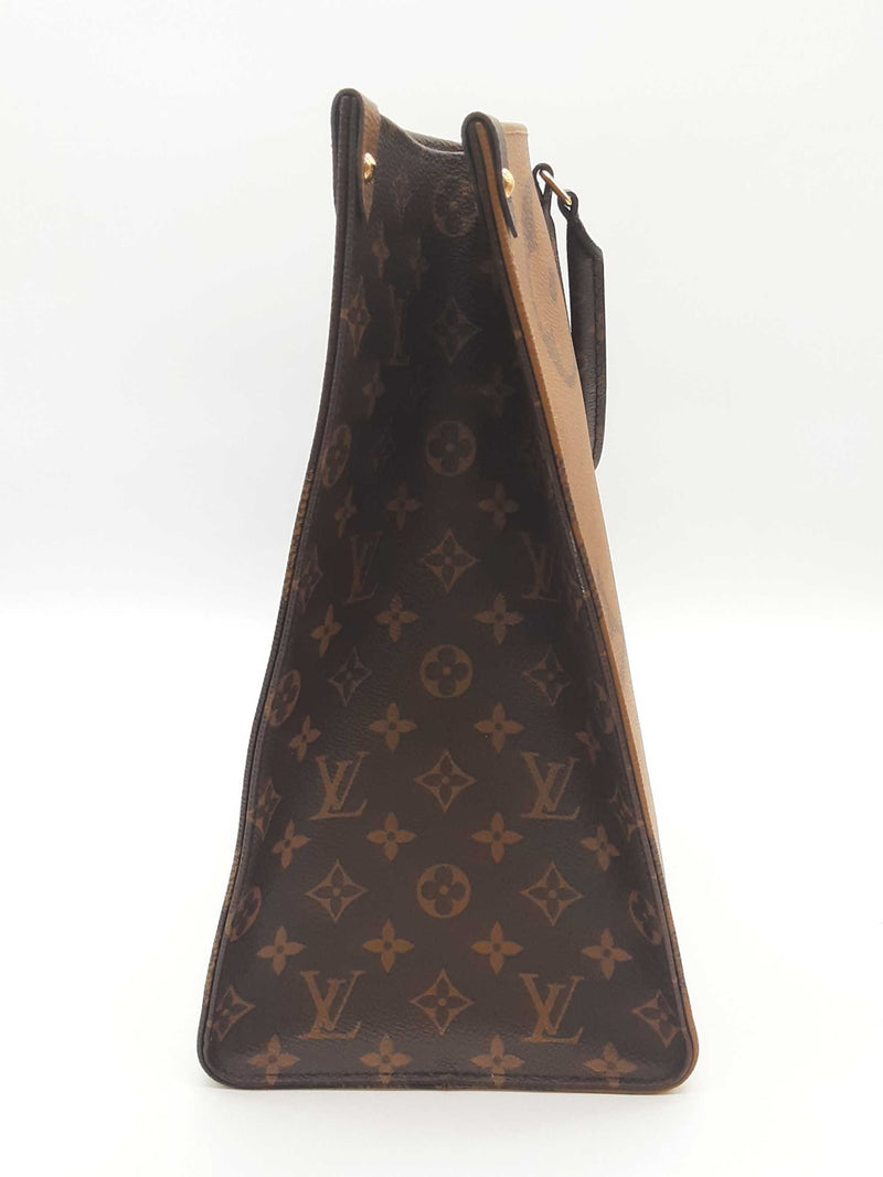 Louis Vuitton Onthego Gm Monogram Reverse Tote Bag Sd1025czxde