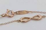 Tiffany & Co. Infinity Endless Station 18k Yellow Gold Bracelet 2g Eb1026orxsa