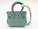 Blue Teal Mini Bag Charm Do0725ide