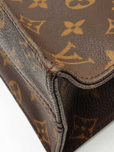 Louis Vuitton Sac Plat Handbag In Monogram Coated Canvas Fw0626eordu