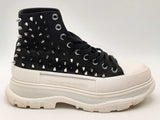 Alexander Mcqueen Tread Slick Punk Spike Black Shoes Size 9 Aa0825lzxsa
