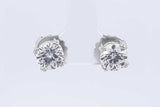 3.0cttw Diamond Stud Earrings In Platinum 5.2 Grams Eb0326rxxzdu