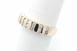 0.32cttw Diamond Band Ring In 14k Yellow Gold 4.9 Grams Size 7 Eb0926wrxsa