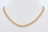 14k Yellow Gold Cuban Link Chain Necklace 3.3 Grams 22.5 Inch Eb0826owxde