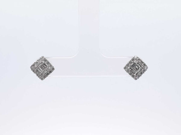 0.50 Cttw Diamond & 18k Gold Convertible Earrings & Jackets 2.7 Gram Fw0925orxdu