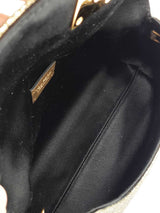 Tom Ford Nobile Mini Chain Clutch In Textured Gold Lamé Fw1125rxzdu