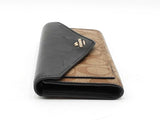 Coach Slim Envelope Wallet In Signature Coated Canvas & Black Leather Fw0925wzdu