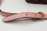 Louis Vuitton Clapton Pm In Damier Ebene Canvas & Magnolia Leather Fw0426pzxdu