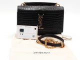 Yves Saint Laurent Sunset Wallet On Chain Top Handle Black Aa0926sxzsa