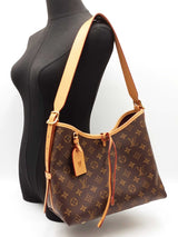 Louis Vuitton Carryall Pm & Pochette In Monogram Coated Canvas Fw0826c4zdu
