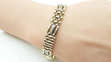 .28ctw Diamonds 10k Yellow Gold 23 Grams 8 In Bracelet Sd0226llzxdu