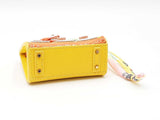 Mini Boutique Bag Charm In Yellow Fw0825edu