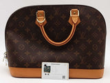 Louis Vuitton Alma Monogram Brown Handbag Aa0626pzxsa