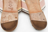 Christian Dior Dway Crossover Strap Canvas Slides Size 37.5 Eb1125crdu