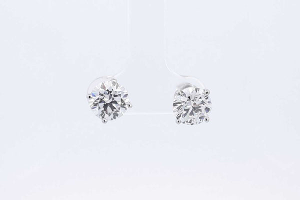 3.68ctw Lab Grown Diamond Stud Earrings In 14k White Gold  2 Grams Eb1024irxsa