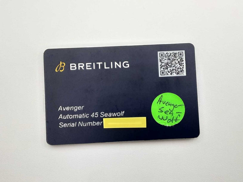 Breitling Avenger Seawolf Stainless Steel Automatic 45mm Watch Fw0525opordu