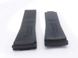 Rubber B M101  Black Watch Band Aa0623lrrsa