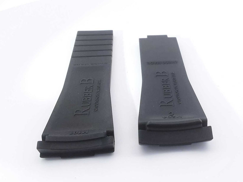 Rubber B M101  Black Watch Band Aa0623lrrsa