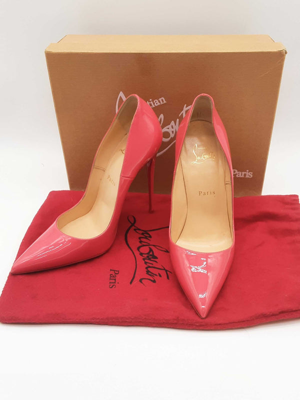 Christian Louboutin So Kate 120 Begonia Pink Heels Size Eu 38.5 Do0625lrxde