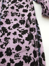 Gianni Versace Floral Purple Washed Cotton Denim Shirt Size Eu 46 Do0526wrxde