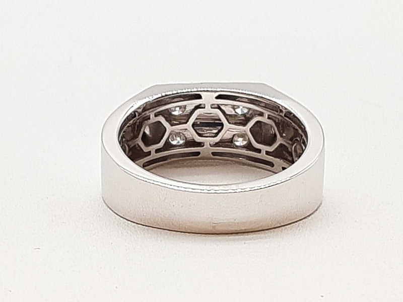 0.95 Cttw Lab Grown Diamonds 7.4g 10k White Gold 7.4g Ring Size 10 Do0525pcrde