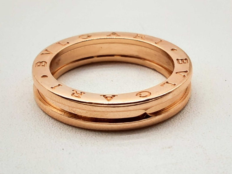 Bvlgari B.zero 1 18k Rose Gold 9.2g Ring Size 62 Do1124ixzde