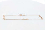 Tiffany & Co. Infinity Endless Station 18k Yellow Gold Bracelet 2g Eb1026orxsa