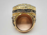 Las Vegas Golden Knights Vgk Memorabilia Copper Ring Size 10.25 Do0424llde