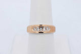 0.1cttw Diamond Ring In 14k Yellow Gold 4 Grams Size 7.5 Eb0926oirde