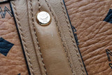 Mcm Cognac Visestos Reversible Liz Shopper Tote Bag Eb0626wxzsa
