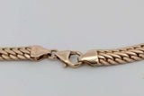 14k Yellow Gold Flat Braided Chain Necklace 13.5 Grams 18 Inch Eb0926cexsa