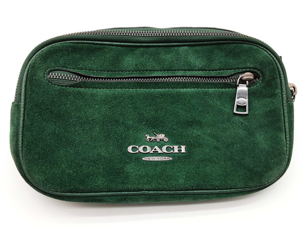 Coach Elias Green Suede Belt Bag Do0525rxde