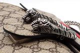 Gucci Dionysus Canvas Kingsnake Embroidery Python Shoulder Bag Eb0426llxzde