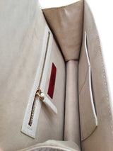 Valentino Garavani Rockstud Glam Lock Croc Embossed Leather Bag Eb0326lrxzde