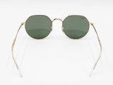 Ray-ban Jack Gold-tone Sunglasses With Green Lenses Fw0926czdu