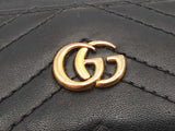 Gucci Marmont Black Leather Card Case Sd0925lzxsa