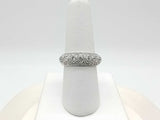 0.7 Dwt Lab Grown Diamond 5.5 Grams 0.925 Sterling Silver Ring Size 7 Mk1125wzmia
